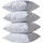 Homescapes Kissenbezug Homescapes 60 x 60 cm Weiss
