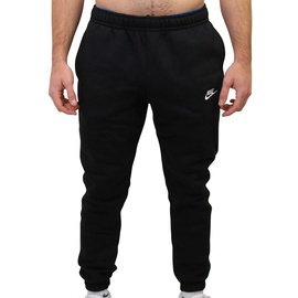 Nike Club Fleece Sweatpants, Black/Black/White, S