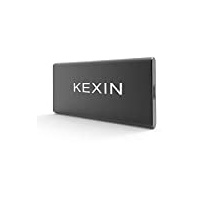 KEXIN Portable SSD 1TB USB C SSD External SSD 1 TB Aluminium Solid State Drive Schwarz