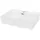 ECD Germany Eckig Aufsatzwaschbecken 51,5 x 36 x 13 cm
