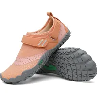 SAGUARO Barfußschuhe Damen Barfussschuhe Frauen Barfuss Schuhe Outdoor Zehenschuhe rutschfest Fitnessschuhe Barefoot Shoes mit Zero-Drop Solhe, Nimble I - Barfußschuhe Orange A, Gr.39 EU - 39 EU