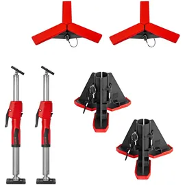 Bessey Deckenstütze Stahlrohr 400-550 mm rot