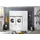 Respekta Clara Waschmaschinenschrank 184,8 x 200 x 67,6 cm Weiß Holz/Kunststoff/Metall/Spanplatte