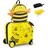 Costway 2tlg Kinderkoffer + Rucksack, Kindertrolley mit Rollen und wasserdichter Hartschale,