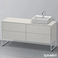 Duravit XSquare Waschtischunterschrank, 4 Auszüge, XS4924R0707,