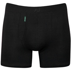 zd ZERO DEFECTS Herren Boxershorts - "Heracles", Soja-Garn, Eingriff, Unterhose, atmungsaktiv, einfarbig Schwarz 5XL