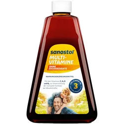 Sanostol Multi-Vitamin Saft ohne Zuckerzusatz