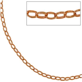 Jobo Kette ohne Anhänger JOBO, rosa (roségoldfarben), Halsketten, Damen, Silber 925 (Sterlingsilber), L: 70, Ankerkette 925 Silber roségold vergoldet 70 cm