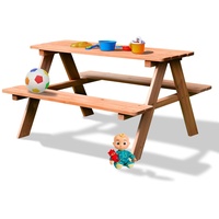Coemo Picknicktisch Kindersitzgruppe Holz Farbe Natur