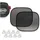 Heyner Heyner® Auto-sonnenschutz 44x36cm 2er Set mit Saugnäpfen für Autofenster UV Schutz Scheibe Auto Pkw Lkw Babys Kinder Sonnenblende