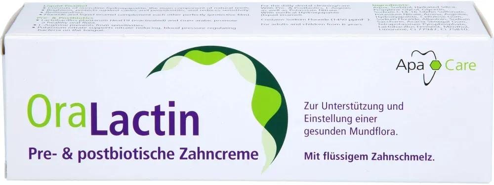 Oralactin pre- & postbiotische Zahncreme 75 ml