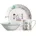 HOME Bambini Avventura Kinder Geschirr-Set 3-teilig Kinder-Geschirr aus Spülmaschinenfest mikrowellengeeignet 3er Set Schale Tasse und Teller mit Motiv 022805