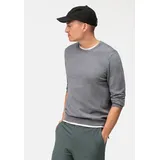 Olymp Herren, Pullover grau unifarben, grau, NOS