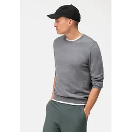 Olymp Herren, Pullover grau unifarben, grau, NOS
