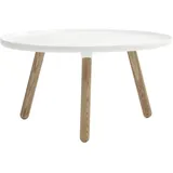 Normann Copenhagen Tablo 1-flg. 78 cm rund weiß/natur