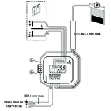 SOMFY Funkempfänger UP, RTS für Rolläden 1811244