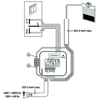 SOMFY Funkempfänger UP, RTS für Rolläden 1811244