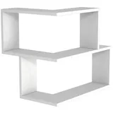 moebel17 Wandregal Bulut 59,5 x 55,4 x 45 cm Weiß