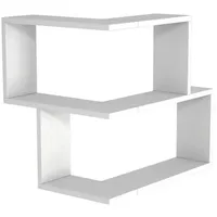moebel17 Wandregal Bulut 59,5 x 55,4 x 45 cm Weiß