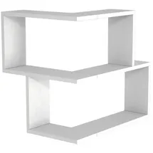 moebel17 Wandregal Bulut 59,5 x 55,4 x 45 cm Weiß