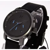 MVMT Chrono Gunmetal Black Leder 40 mm MC02-GUBL