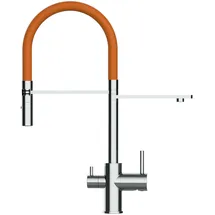 VIZIO 3 Wege Wasserhahn Einhebelmischer Orange