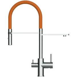 VIZIO 3 Wege Wasserhahn Einhebelmischer Orange