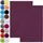 NatureMark 2er Pack Badvorleger | Premium Qualität | 100% Baumwolle | 50 x 80 cm | Duschvorleger Duschmatte Doppelpack | Farbe: Lila