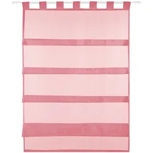 BestLivings Sky Gardine Raffoptik Schlaufe, Größe: 80x110cm, Farbe: Bordeaux