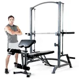 MARCY Sm-1050 Home Gym Smith Machine Hantelbank, grau, M