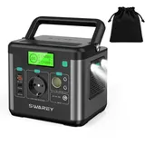 SWAREY Tragbares Powerstation S160, 222Wh Akku Solargenerator mit 300W (600W Spitze) AC Ausgang, 65W USB-C, Notstromaggregat Solar für Camping Reisen Wohnmobil Angeln