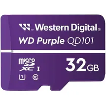 Western Digital WD Purple SC QD101 32 GB MicroSDHC U1), Violett