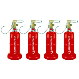 Rothenberger Kleinflasche Stahl 0,5 kg rot leer