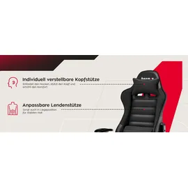 huzaro Ranger 6.0 Gaming-Stuhl Schwarz PC