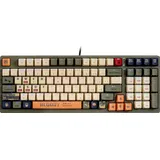 A4Tech Mechanische Tastatur A4TECH BLOODY S98 USB Aviator (BLMS Red Switches) A4TKLA47260 - Grün