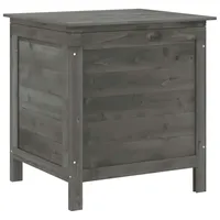 VidaXL Gartentruhe Anthrazit 50x49x56,5 cm Massivholz Tanne
