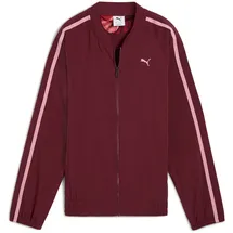 Puma Floral Ribbon Woven Full ZIP, Damen Jacke, rot - S