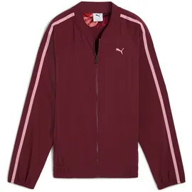 Puma Floral Ribbon Woven Full ZIP, Damen Jacke, rot - S