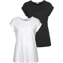 FLASHLIGHTS T-Shirt Schwarz/Weiß 40/42