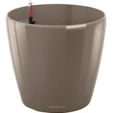 LECHUZA Classico 60 Komplettset Ø 60 x 56 cm taupe hochglanz