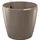 LECHUZA Classico 60 Komplettset Ø 60 x 56 cm taupe hochglanz