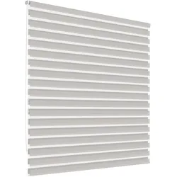 ECD Germany Doppelrollo Jalousie Duo Rollo Fensterrollo 90 x 230 cm Hellgrau