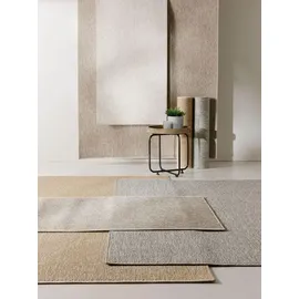 benuta basic benuta In- & Outdoorteppich Iowa Hellgrau 80x150 cm - Teppich für Balkon, Terrasse & Garten
