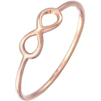 Elli PREMIUM Ring Damen Infinity Unendlichkeit Symbol Zeichen in 750 Roségold