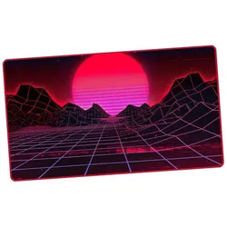 MTG - Retrowave Premium Playmat - Mountain