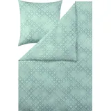 Estella Tira Gestreift Mint 135 x 200 cm + 80 x 80 cm