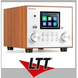 Audizio Vieste DAB+ Radio mit Subwoofer Silber