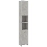 vidaXL Badezimmerschrank 30 x 161 x 30 cm Grau