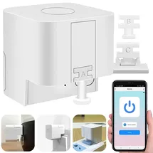 Luminea Home Control Taster Smarter Schalter-Aufsatz