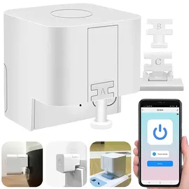 Luminea Home Control Taster Smarter Schalter-Aufsatz